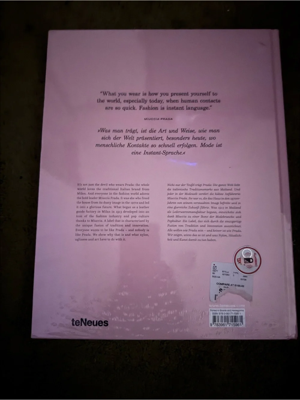 PRADA The Modern Luxury Series Hardcover teNeues Book Brand New In Plastic
